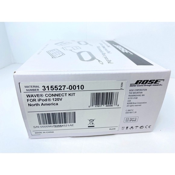Bose Wave Connect Kit For IPod 315527-0010 W/Remote For Bose Acoustic Wave NEW - Picture 2 of 6